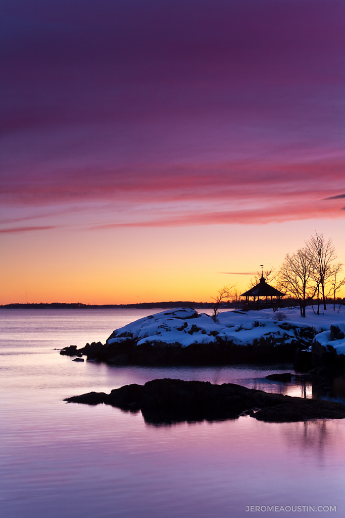 Sunset on the Sound ⋅ Larchmont, NY ⋅ 2009